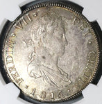 1815 NGC MS 61 Guatemala 8 Reales Spain Colony Mint State Silver Coin POP 2/2 (22030602C)