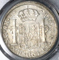 1816 PCGS AU 58 Guatemala 8 Reales Spain Colony Silver Coin POP 2/1 (21091101D)