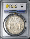 1816 PCGS AU 58 Guatemala 8 Reales Spain Colony Silver Coin POP 2/1 (21091101D)