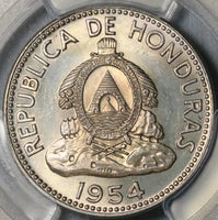 1954 PCGS MS 67 Honduras 10 Centavos Gem Mint State Coin (21070803C)