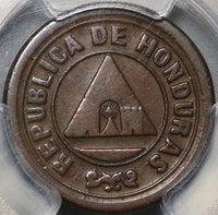 1884 PCGS F 15 Honduras 1 Centavo Rare 24,000 Minted POP 1/0 (20120204C)