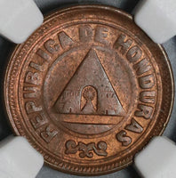 1907 NGC MS 63 Honduras 1 Centavo Large UN Coin (20100401C)