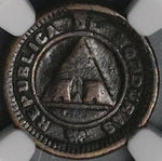 1911 NGC XF Honduras 1 Centavo Pyramid Reverse 1/2c Die Coin (23010304C)