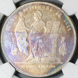 1881 NGC VF Honduras 1 Peso Standing Liberty Silver 26K Coin (23010401C)