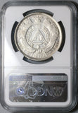 1891/88 NGC AU 55 Honduras 1 Peso Overdate Standing Liberty Silver Coin POP 2/2 (22111804C)