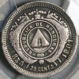1901/801 PCGS VF 30 Honduras 25 Centavos Standing Liberty Silver 54k Coin POP 1/0 (23012601C