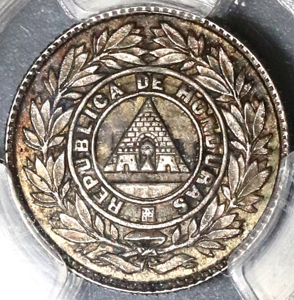 1902 PCGS MS 64 Honduras 5 Centavos Ext. Rare Silver Coin POP 2/0 (20021601C)