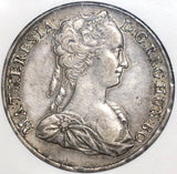 1742 NGC XF 45 Hungary Thaler Maria Theresa Silver Taler Coin (20050501C)