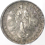 1742 NGC XF 45 Hungary Thaler Maria Theresa Silver Taler Coin (20050501C)