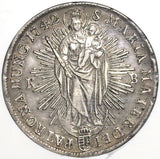 1742 NGC XF 45 Hungary Thaler Maria Theresa Silver Taler Coin (20050501C)