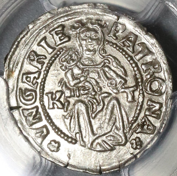 1527 PCGS MS 63 Hungary Denar John Zapolya Silver Mint State Coin