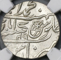 1749 MS 64 Bengal Presideny Rupee Silver India AH1229 Coin (20021801D)