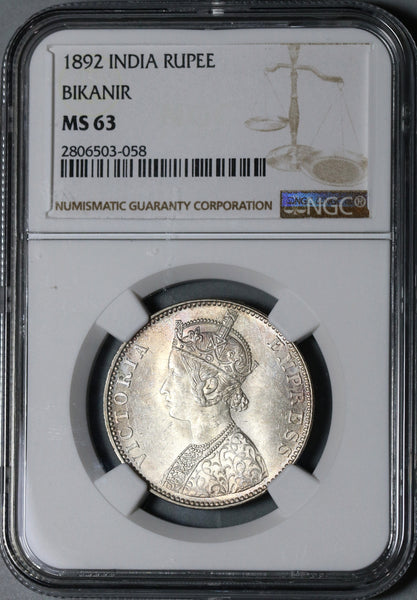 INDIA. 1/2 Rupee, 1896-C. Calcutta Mint. Victoria. NGC MS-63