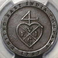 1797 PCGS VF 35 Madras Presidency 1/96 Rupee East India Bale Coin (20110701C)