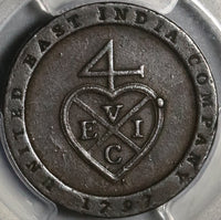 1797 PCGS VF 35 Madras Presidency 1/96 Rupee East India Bale Coin (20110701C)