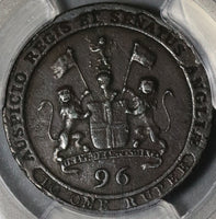 1797 PCGS VF 35 Madras Presidency 1/96 Rupee East India Bale Coin (20110701C)
