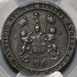 1797 PCGS VF 35 Madras Presidency 1/96 Rupee East India Bale Coin (20110701C)