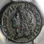 1690 PCGS XF Det James II Ireland 1/2 Crown May Gun Money Coin (20111902D)