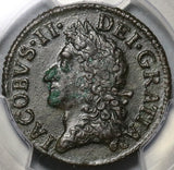 1690 PCGS XF Det James II Ireland Half 1/2 Crown May Gun Money Coin (20111902D)