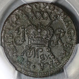 1690 PCGS XF Det James II Ireland 1/2 Crown May Gun Money Coin (20111902D)
