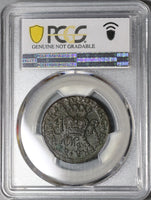 1690 PCGS XF Det James II Ireland Half 1/2 Crown May Gun Money Coin (20111902D)