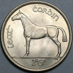 1955 Ireland 1/2 crown Irish Horse Choice UNC Coin (22022701R)