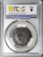 1680 PCGS VF Det Ireland 1/2 Penny Charles II Copper  Coin (20052904C)