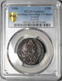 1680 PCGS VF Det Ireland 1/2 Penny Charles II Copper  Coin (20052904C)