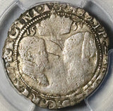 1557 PCGS F Ireland Mary Philip 4 Pence Groat Silver Coin S-6501C (22081003C)