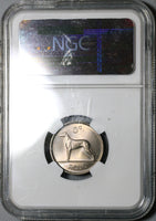 1948 NGC MS 65 Ireland 6 Pence Irish Wolfhound Mint State Coin (19091101C)
