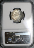 1900 NGC MS 65 Italy 1 Lira Umberto I Silver Mint State Coin (20111202C)