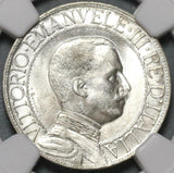 1912 NGC MS 63 Italy 1 Lira Horses & Chariot Silver Mint State Coin (20050502C)