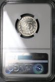 1903-R NGC MS 63 Italy 25 Centesimi Savoy Eagle Mint State Coin (22101302C)