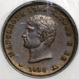 1811-M NGC XF 45 Napoleon 3 Centesimi Italy Kingdom France Coin (21010102C)