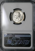 1926 NGC MS 64 Italy 5 Lire Eagle Fascis Silver Mint State Key Coin (21030102C)