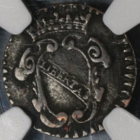 1718 NGC VF 25 Lucca 1 Panterino Republic Italy State Leopard Coin (20010703C)
