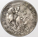 1749 NGC VF 30 Lucca Scudo Italy State Republic Crown Silver Coin (20020104C)