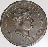 1857 NGC MS 62 Naples Sicily 10 Tornesi Italy Italian States Coin (22010701C)