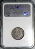 1813 NGC XF 40 Naples Sicily Murat Napoleon 1 Lira French Occupation Silver Coin (22012801C)