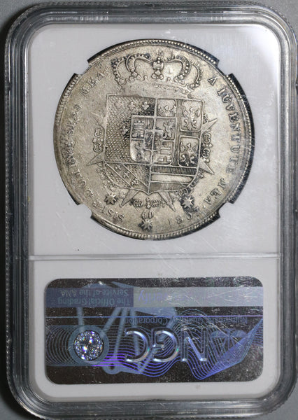 1807 NGC VF 30 Tuscany 10 Paoli Italy State Francescone Silver