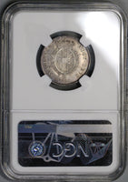 1845 NGC AU Tuscany Paolo Italy State Silver Coin (18061303C)