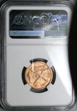 1961 NGC MS 64 RD Katanga 1 Franc Red Mint State Coin (22072001C)