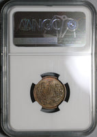 1934 NGC 64 Manchukuo 5 Li TT3 China Japan Puppet State Coin (21021404C)