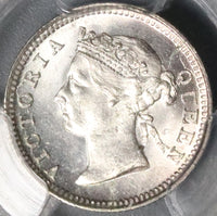 1897 PCGS MS64 Mauritius 10 Cents Victoria Silver Coin (21090401C)