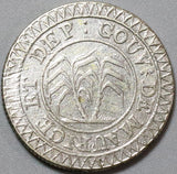 1822 Mauritius 50 Sous Contemporary Imitation Coin (21082501R)