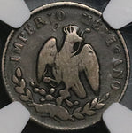 1864-M NGC VG 8 Mexico 10 Centavos Imperio Maximillian Silver Coin (23040802C)