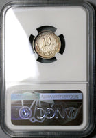 1874-As DL NGC XF 45 Mexico 10 Centavos Alamos Mint Silver Coin POP 1/0 (23030303C)