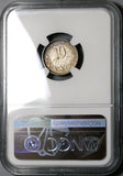 1874-As DL NGC XF 45 Mexico 10 Centavos Alamos Mint Silver Coin POP 1/0 (23030303C)