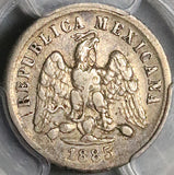 1885-Ho PCGS XF 45 Mexico 10 Centavos Hermosillo Mint 21k Mintage Coin (22102502C)