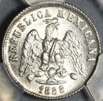 1888-Go PCGS MS 66 Mexico 10 Centavos Guanajuato Mint State POP 1/0 (21010603C)